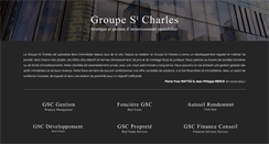 Desktop Screenshot of groupesaintcharles.com